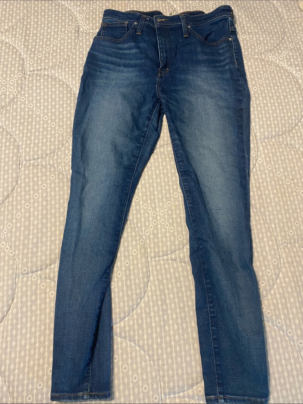 Madewell Women's Skinny Jeans in Deep Indigo Wash